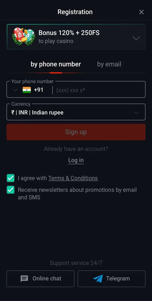 User-Friendly Interface for Seamless Gaming Registration form.