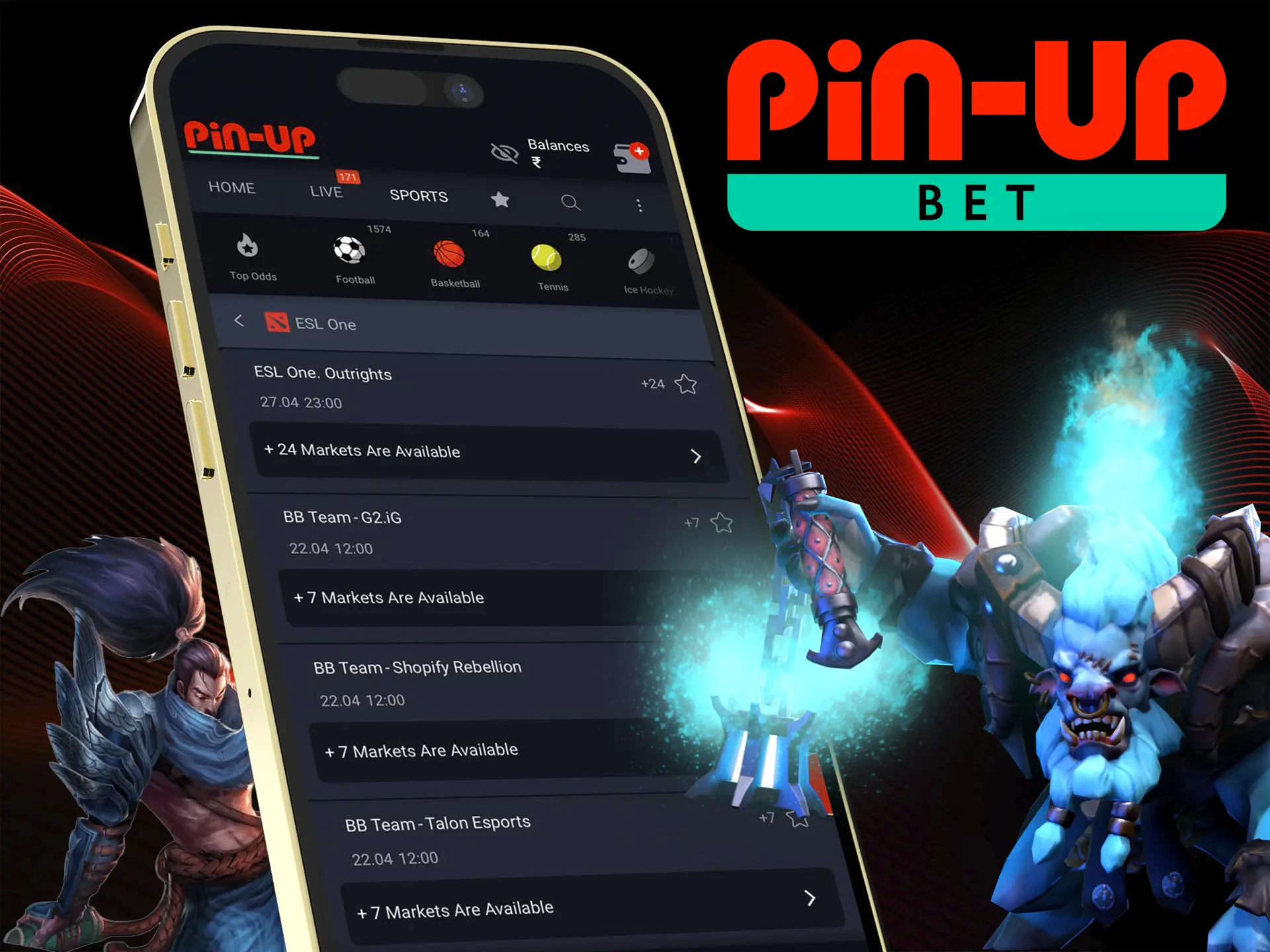 Dive into Exciting Esports Betting with Pin Up!