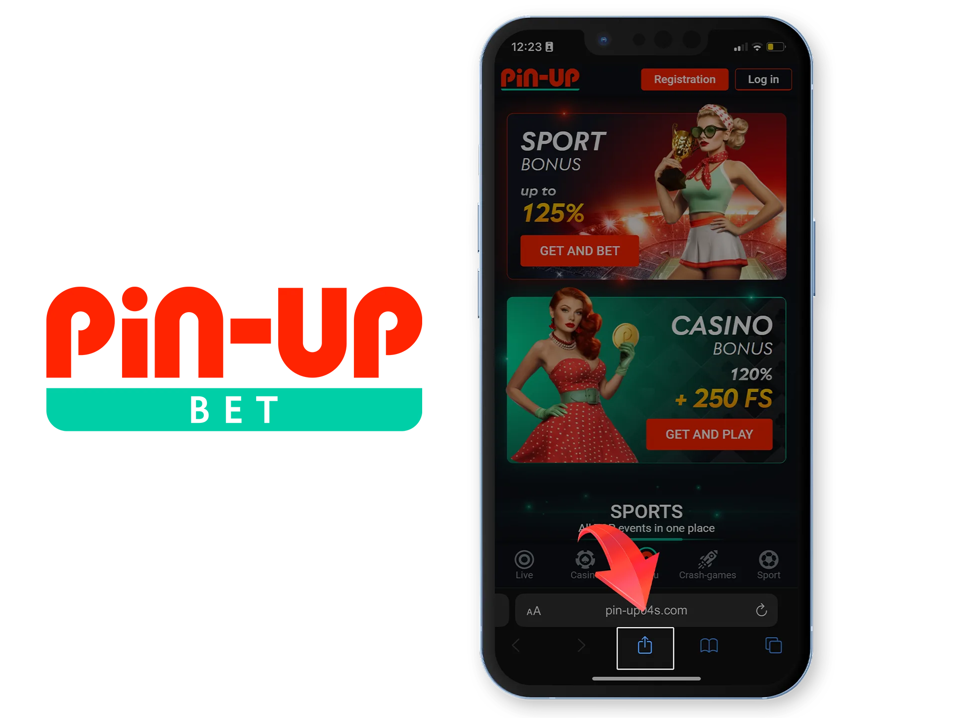 Step 2: Use the Share Button
