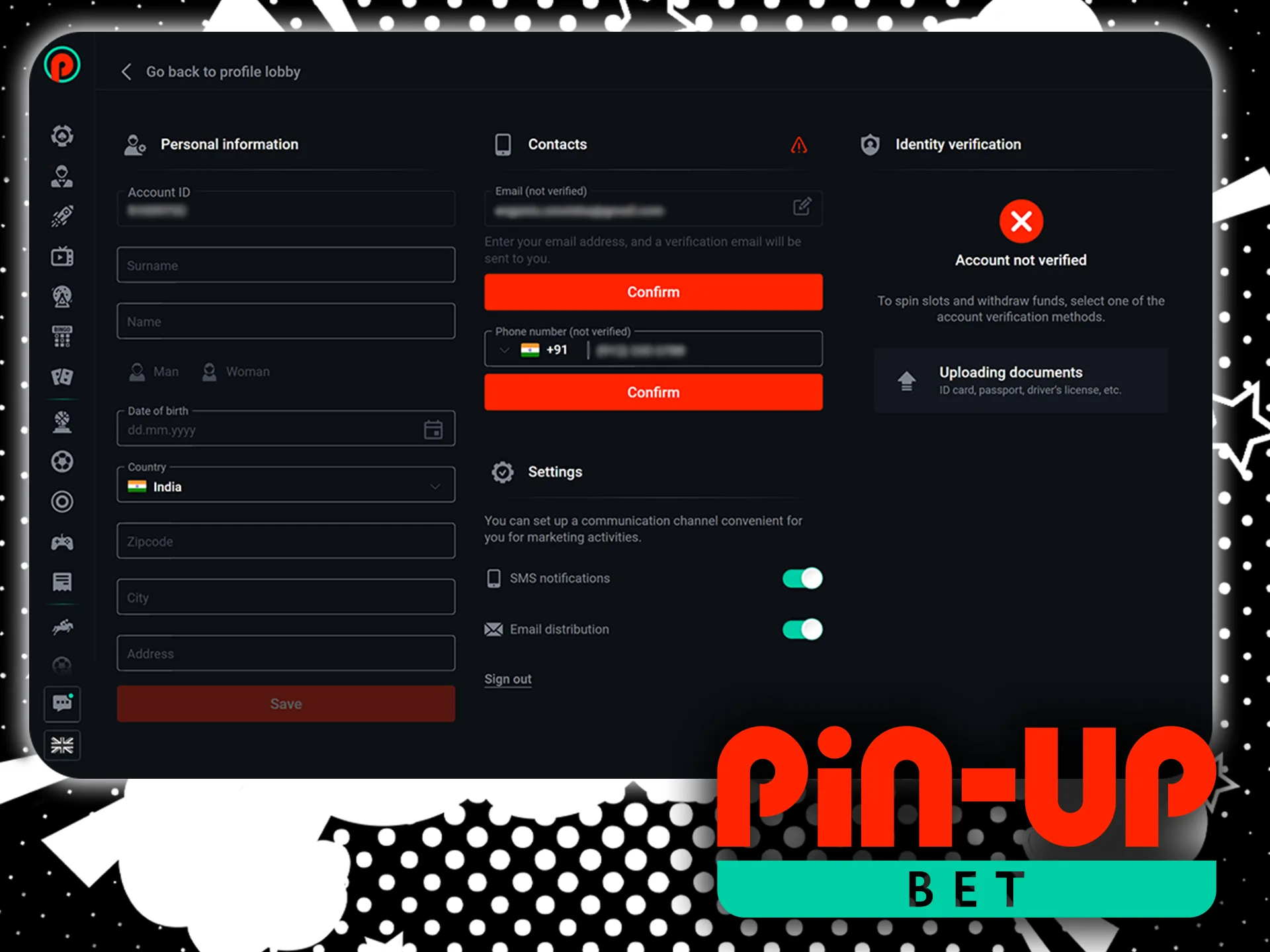 Verify Your Account to Start Betting on Pin Up India